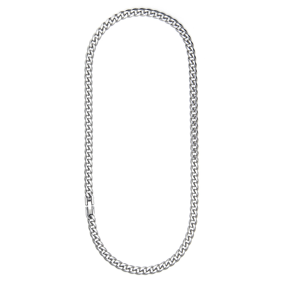 Stainless Steel Cuban Chain Necklace For Men And Women Trendy_voghion.com