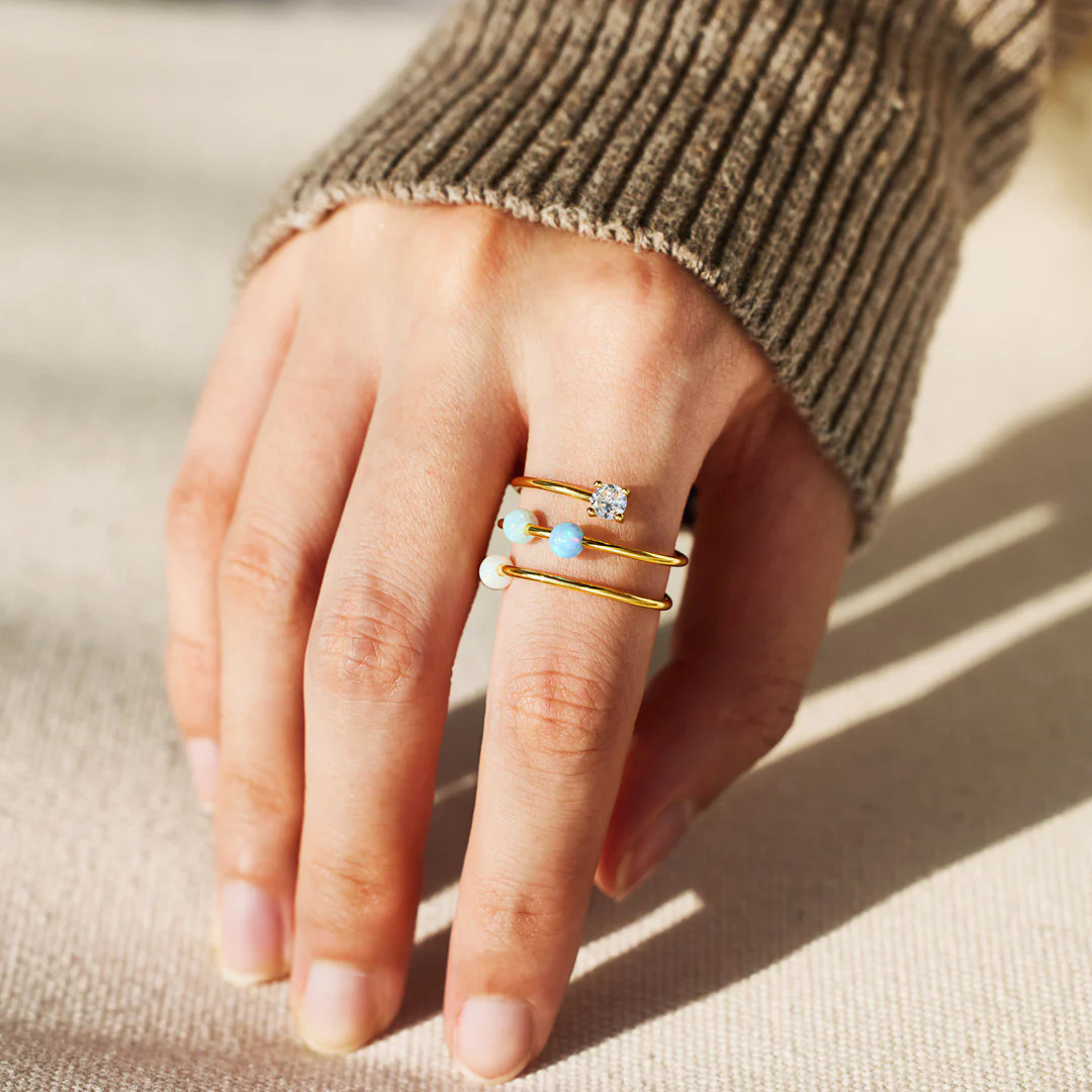 Daily, Street Occasion 925 Sterling Silver Material 925 Sterling Silver Geometric Rings 925 Sterling Silver Rings