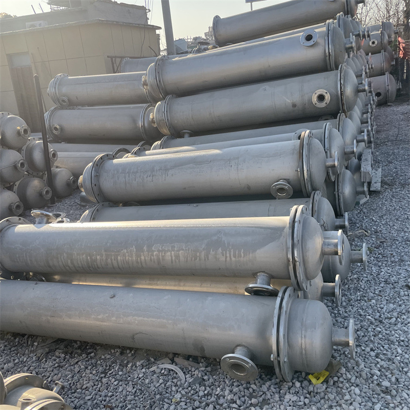 销售二手真空冷凝器 列管式冷凝装置 不锈钢冷却设备