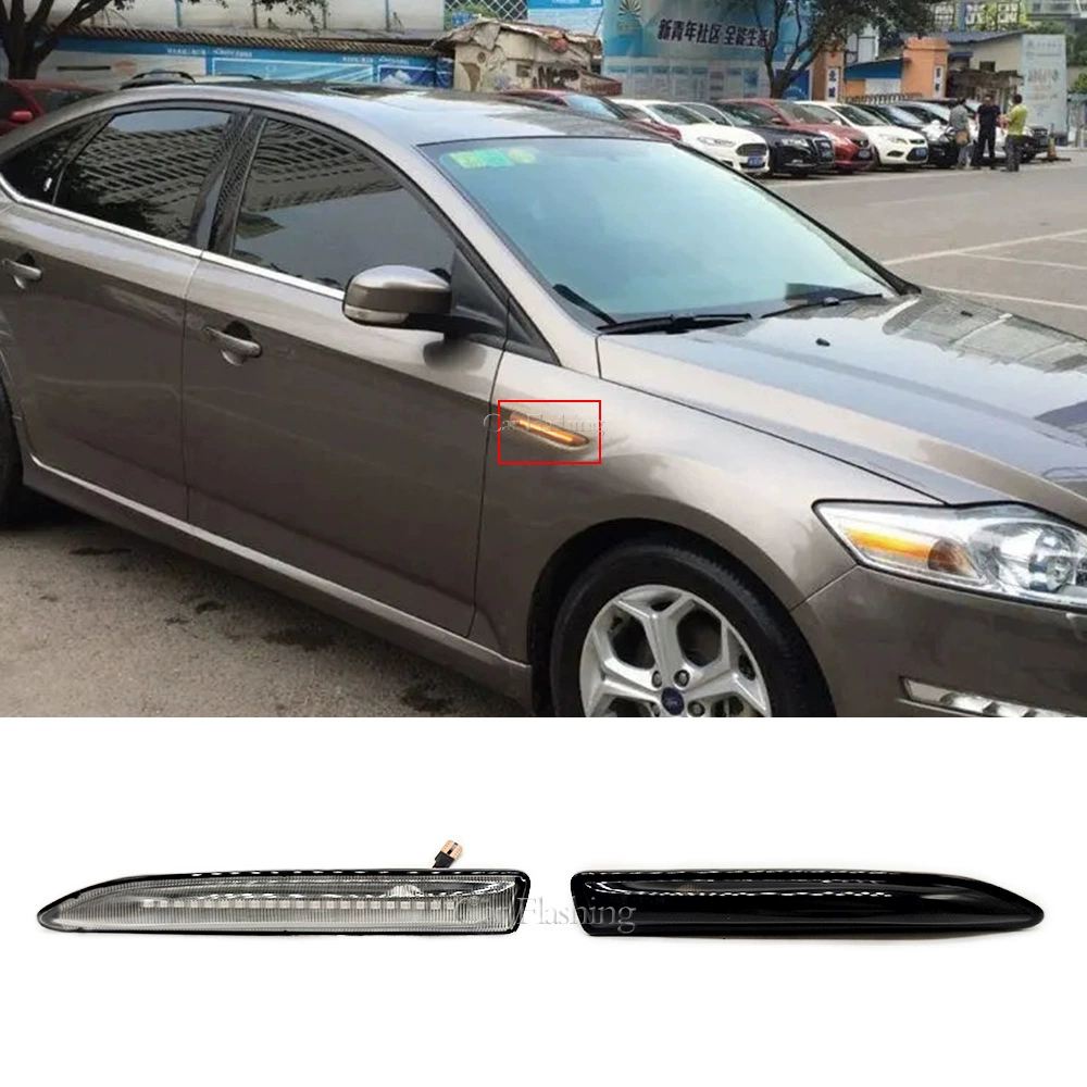 Подходит для Ford Mondeo Mk4 2007-2015 Светодиодный Боковой Свет крыла