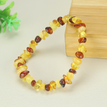 天然琥珀手串随形蜜蜡手链宝石女生正品波罗的海琥珀原石手串批发