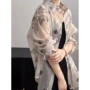 透气夏季宽松碎花衬衫
