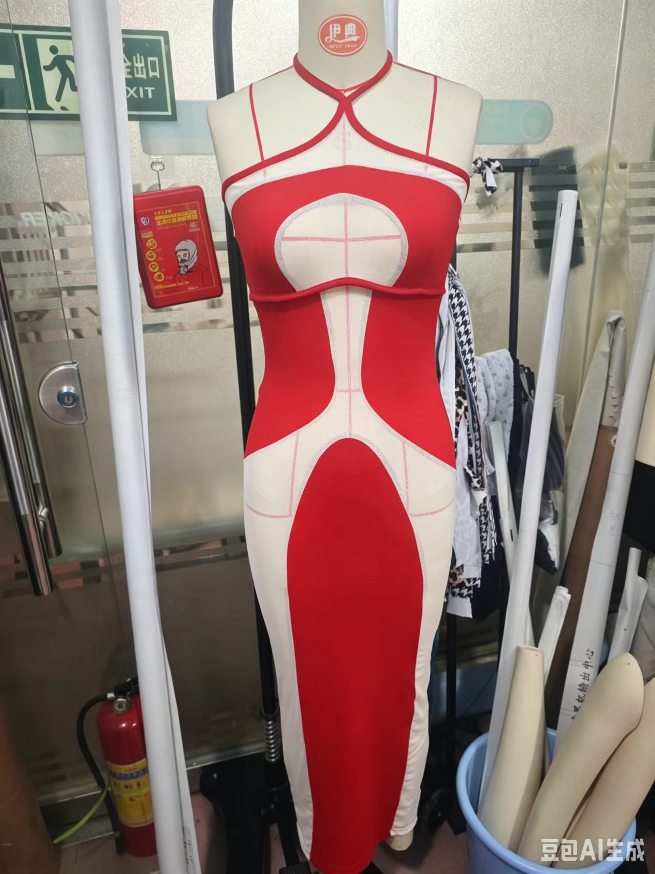 빨간색