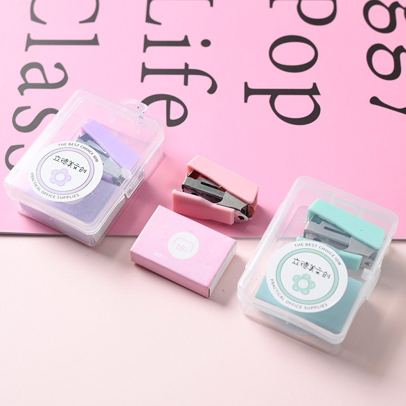 Simple Macaron Color Office Stapler Set display picture 2