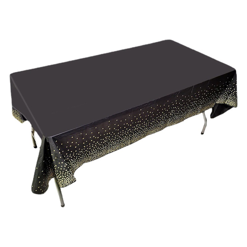 Cross-border Amazon Dot Party Tablecloth PEVA Waterproof Oil-proof Disposable Party Tablecloth Foreign Trade Party Tablecloth