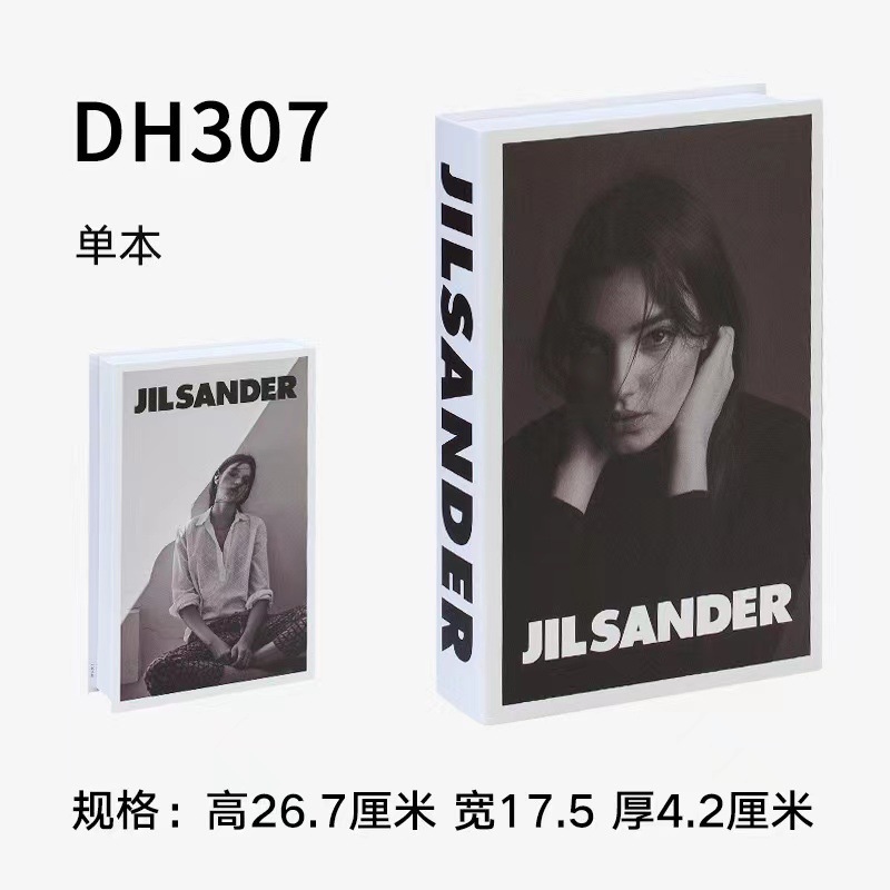 Nordic moderno libro falso plegable Inglés simulación libro accesorios de decoración libro Hotel hogar suave decoración libro