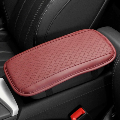 Armrest box pad cushion memory foam booster cushion - wine-red