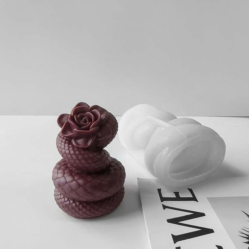 Jiahui serpiente molde de silicona de banana DIY Halloween adornos de banda magnética molde de silicona