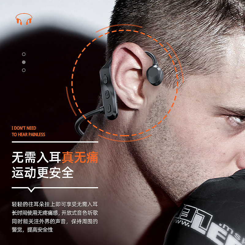 K69 conducción ósea auricular Bluetooth inalámbrico oído-montado ultra-larga espera funcionamiento directo de fábrica al por mayor K69