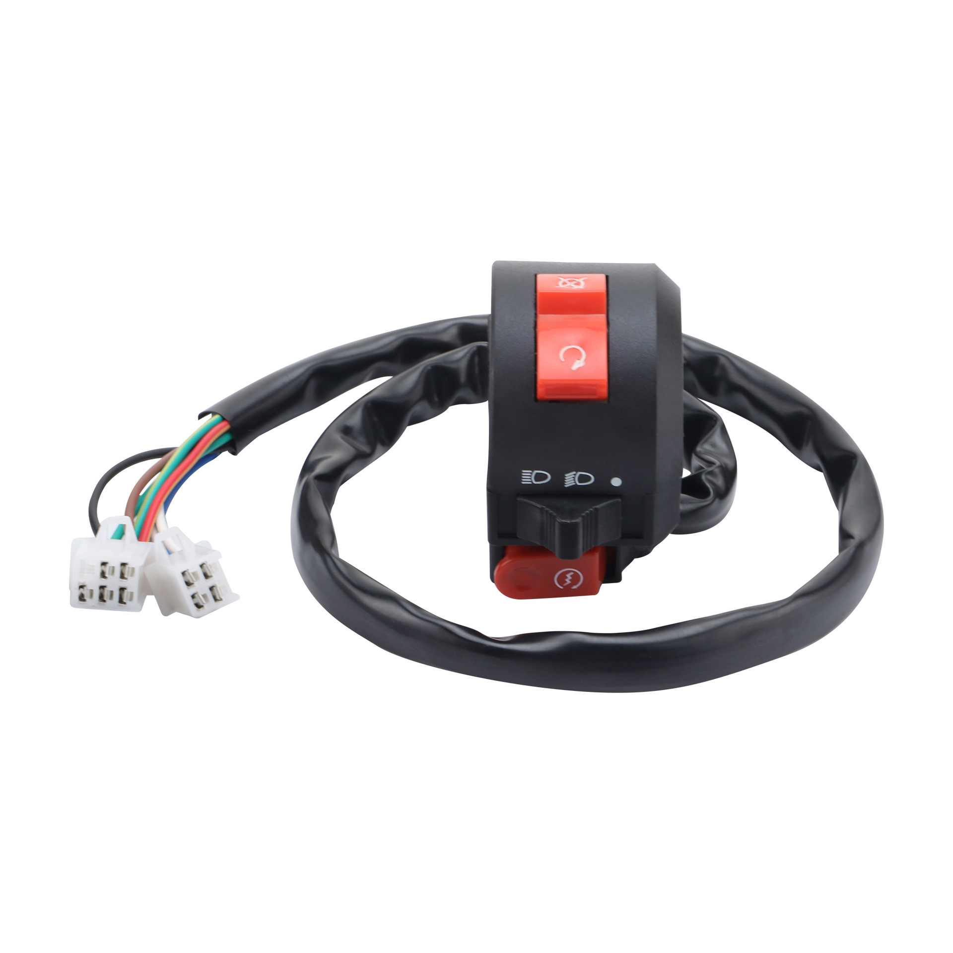 GOOFIT Motorcycle accessories left ignition horn switch assembly 5+4…