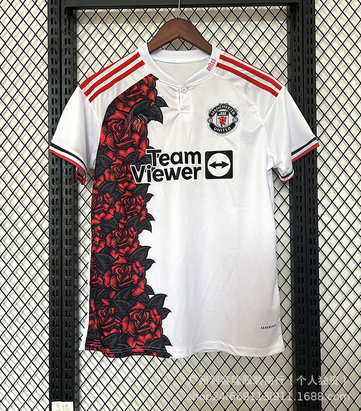 2526赛季新款足球服曼联利物浦球衣球迷版短袖t恤上衣批发可印号|undefined