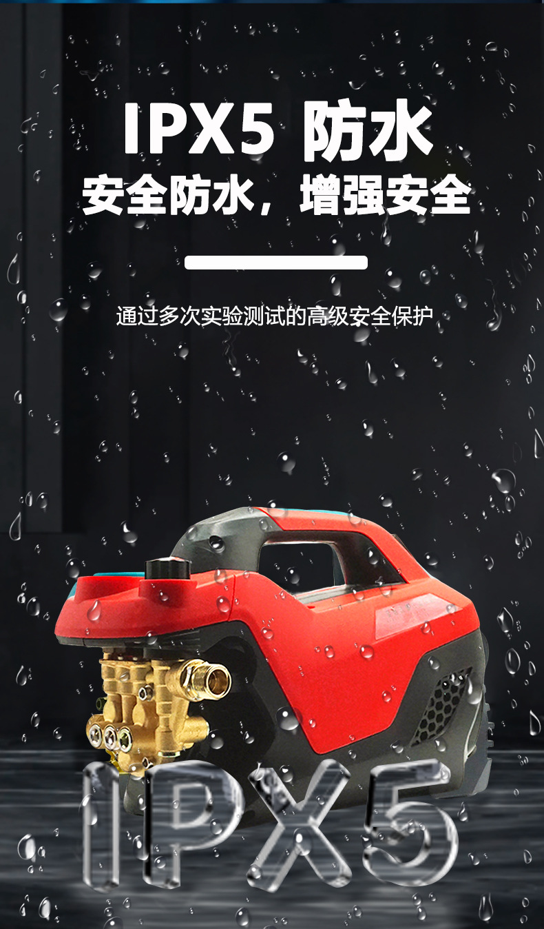 Wow, new model household car washer 220v high-power portable cleaning machine, high-pressure powerful floor cleaning device, fully automatic