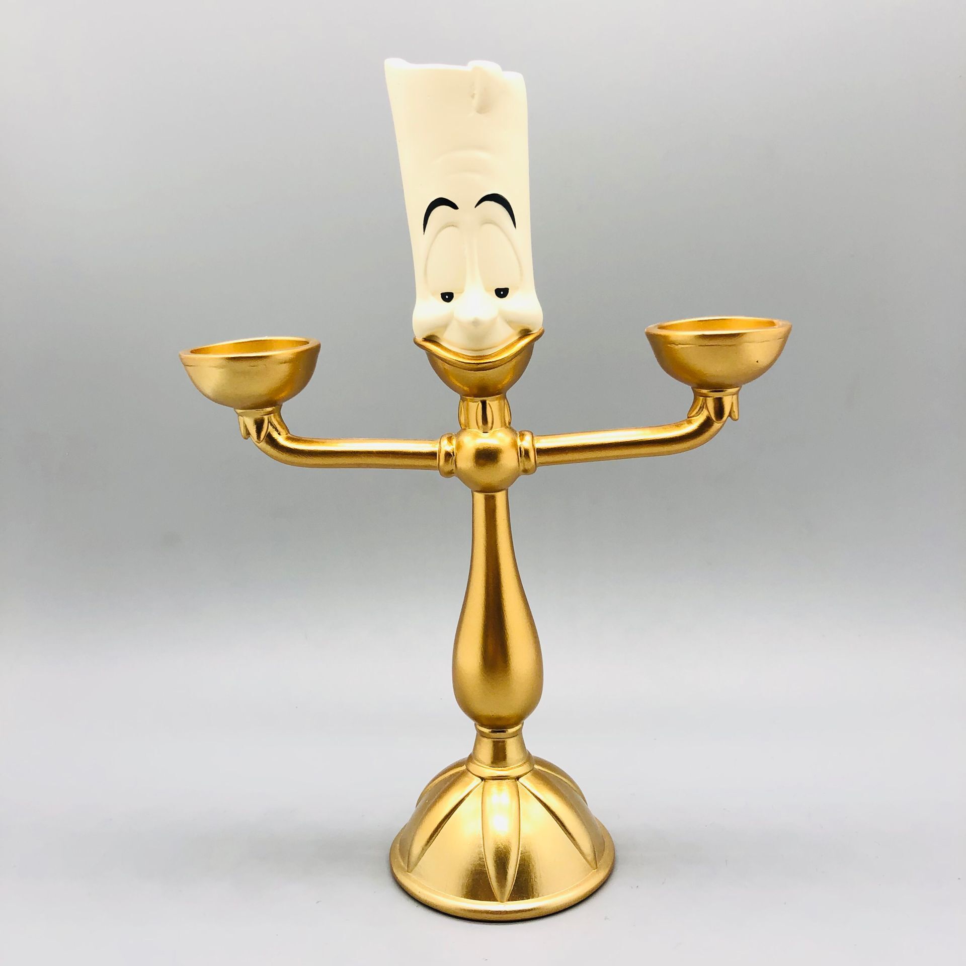 Belleza y Bestia Candelabro Lumia decoración despertador reloj de mesa decoración lámpara de mesa GE Shihua reloj colección Decoración