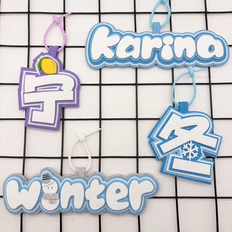 Kim Min-Jeong, Yoo Ji-Min, Ning Yi-Zhuo, Kim Jennie Merchandise Support Bag Charms Creative Backpack Keychain Charms