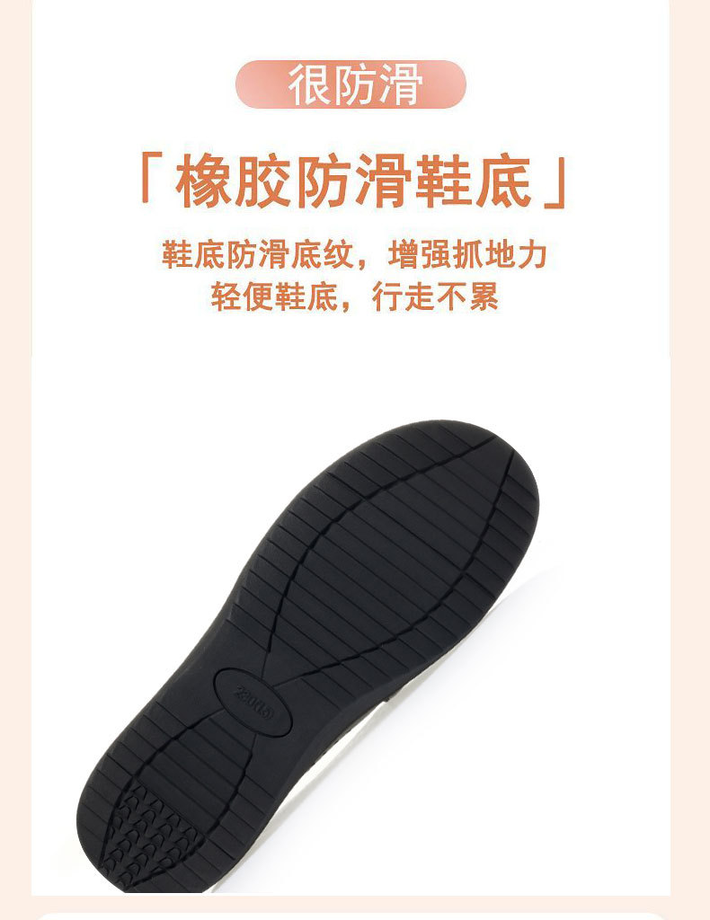 Sandal nữ da bò thật mũi kín đế mềm thoáng khí — màu be chi tiết 5