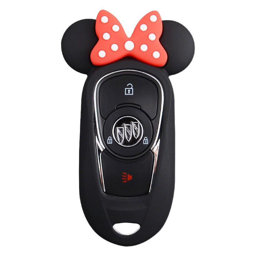 Подходит для творческого Audi BMW Mercedes-Benz Volkswagen Buick Honda Chery Автомобильный ключ чехол мультфильм милый