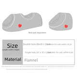 Удерживающий тепло домик на четыре сезона, спальный мешок, кот, домашний питомец