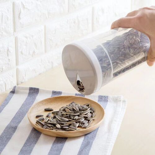 Kitchen noodle sealed jar food-grade plastic storage jar pasta bucket jar dried noodles quantitative divided jar storage box