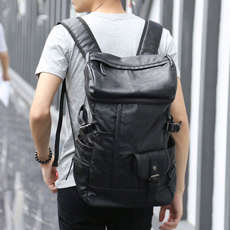 Men's backpack men's bag student schoolbag outdoor travel backpack computer college style casual Korean style fashion Men's backpack men's bag student schoolbag outdoor travel backpack computer college style casual Korean style fashion