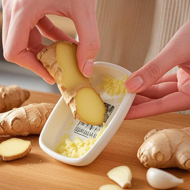 Manual Ginger and Garlic Grinder Kitchen Tool for Grinding Ginger and Garlic Paste, Ginger Grinder, Handmade Ginger Paste and Ginger Juice Grinding Plate Manual Ginger and Garlic Grinder Kitchen Tool for Grinding Ginger and Garlic Paste, Ginger Grinder, Handmade Ginger Paste and Ginger Juice Grinding Plate