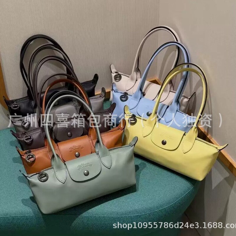 2026 New Model Longxiang Long-Handle Underarm Handbag Cowhide Baguette Bag Shoulder Bag 2026 New Model Longxiang Long-Handle Underarm Handbag Cowhide Baguette Bag Shoulder Bag