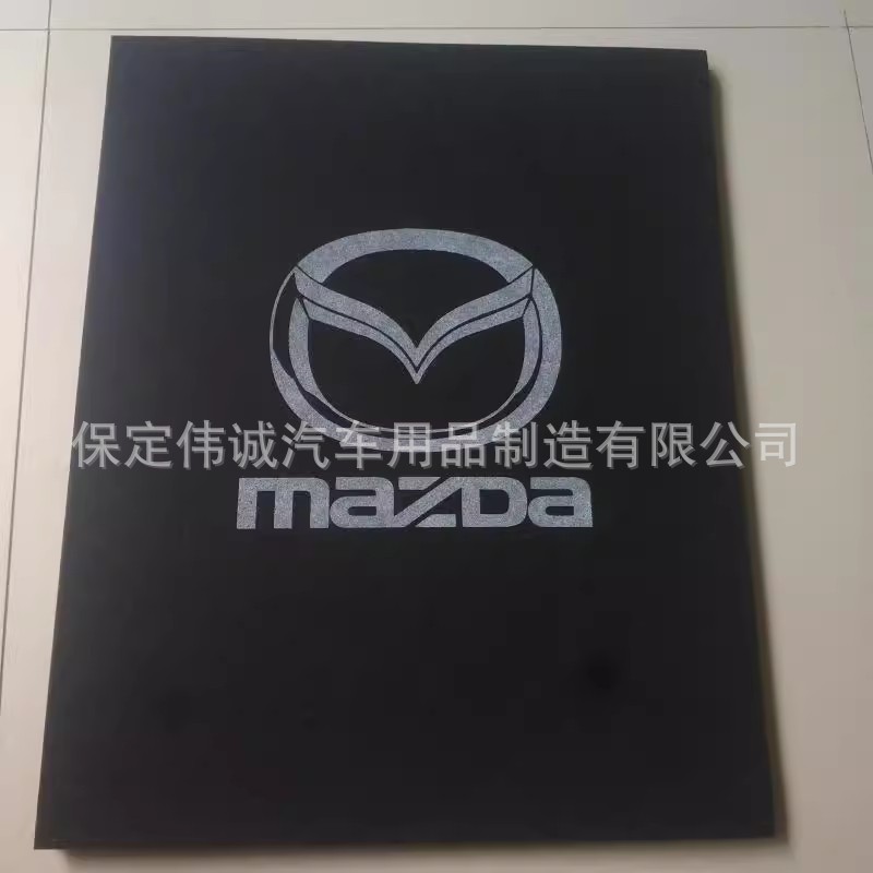 매우 두꺼운 검정색 Mazda 로고 10개, 재사용 가능