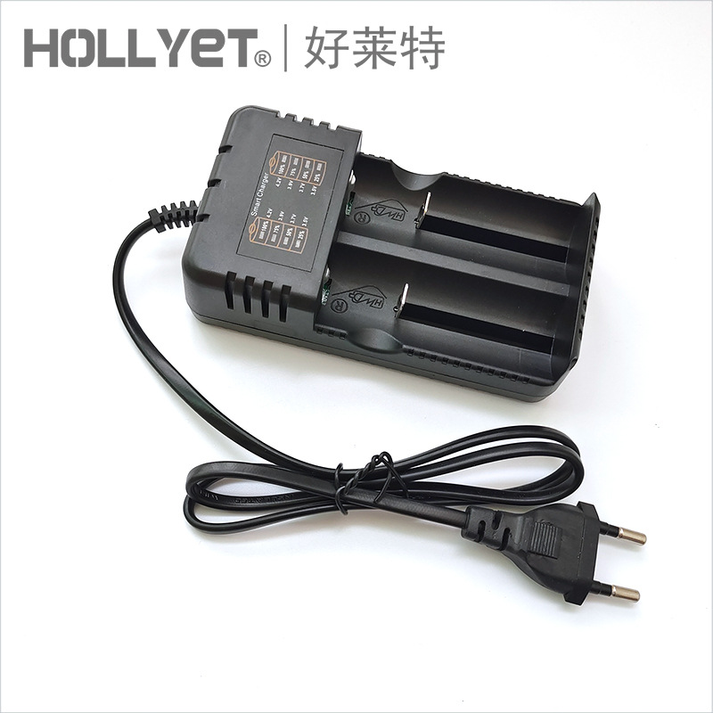 26650充电器18650锂电池快充3.7V大容量快充21700智能充电器通用