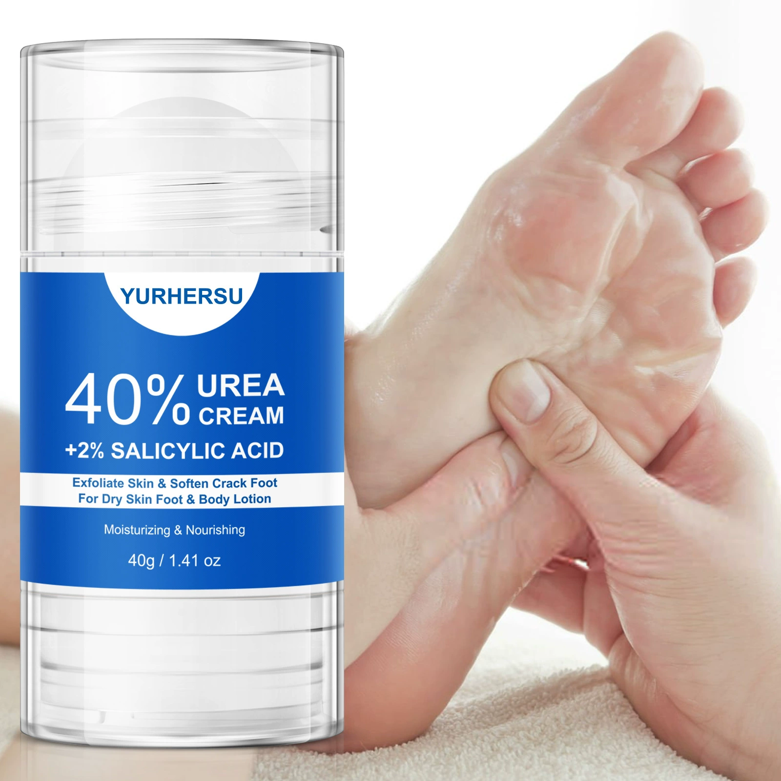 YURHERSU40 % крем для мочевины, роговой крем для суставов ног, смягчающий нежные и увлажняющий кожу ног, увлажняющий крем для ног