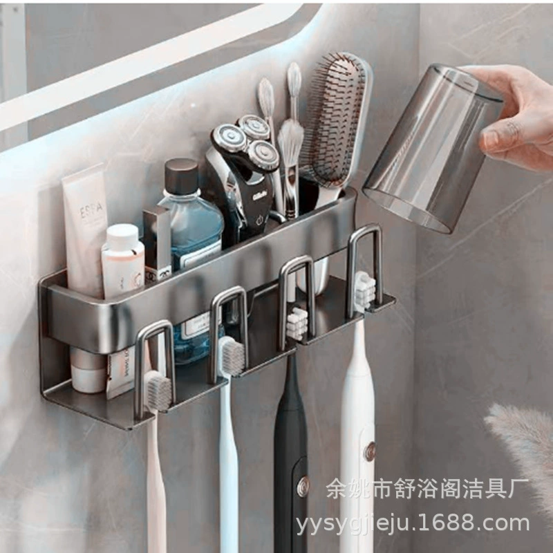 Universal toothbrush, mouthwash, hygienic storage system