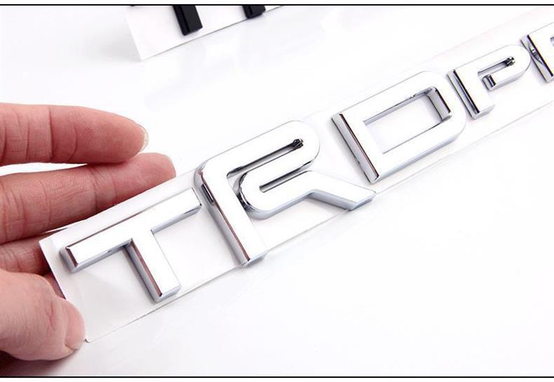 Suitable for Toyota Tundra TRDPRO car stickers, car emblems, rear tail signs, trunk lettering, decorative stickers, modification