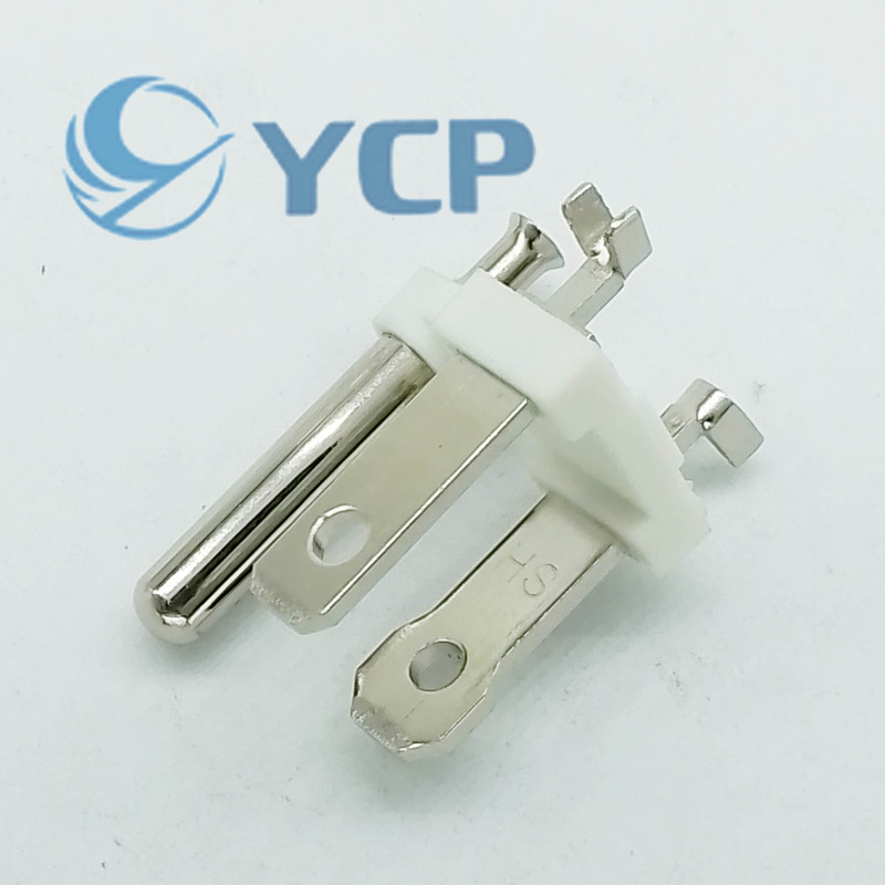 Hs Aluminum American-Style Three-Prong Adapter, Large and Small Polarized Three-Core American Standard Plug with Copper Internal Contacts