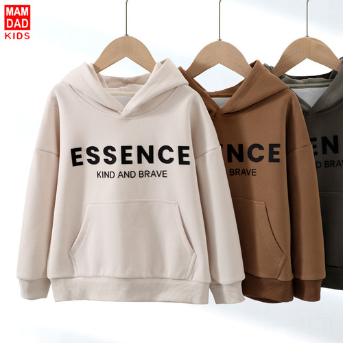 Youth Hoodie Spring and Autumn New Korean Style Trendy Kids Hooded Sweatshirt for Boys and Girls Middle Size Outerwear T-shirt New Arrival