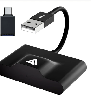 Car Wired/Wireless Adapter Cable Simsiz CarPlay və Android Auto - android-convex-black