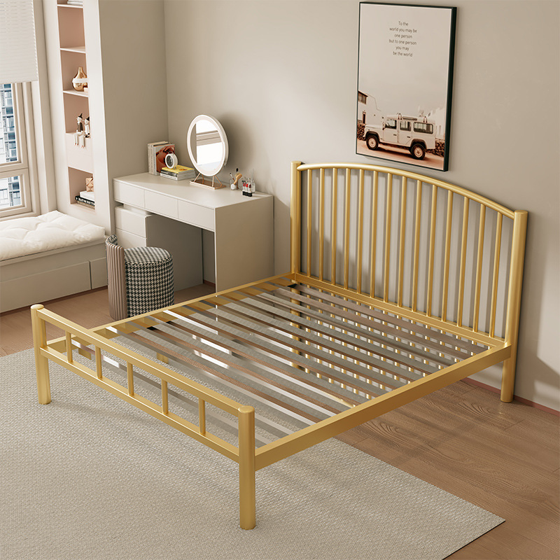 Soft curved bedside star gold + 13 beams