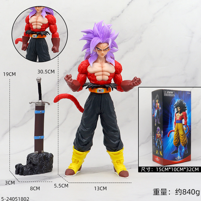 Juego de moda anime Dragon Ball Sun Wukong mano accesorios de modelos periféricos Wujita Veget Saiyan Gift
