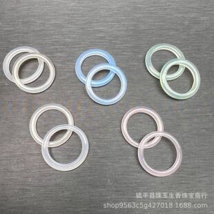 Natural agate thin ring hand-held running ring chalcedony ring pair ring couple tail ring ring ice jade wholesale