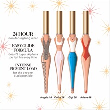 LOOKAVEŮ�����ͺ�ɫ�۾�Һ�PEyeliner�W�����۾��P혻��rƤLK23E