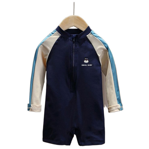 Children's swimsuit for boys, 2024 new design, one-piece long-sleeve swimsuit for girls and boys, universal quick-drying, comfortable and breathable swimming set