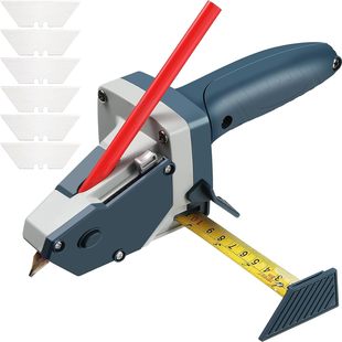 Gypsum board cutter with tape measure woodworking drawing circle drawing line tool locator gypsum board cutting artifact