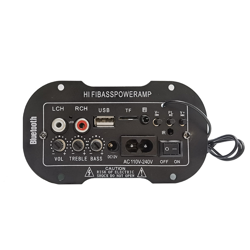 Producción de fábrica transfronteriza dedicada 220V Tarjeta de dos usos amplificador Bluetooth Tarjeta de 5 pulgadas Tarjeta de amplificador analógico