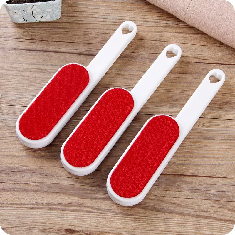 双面静电刷 带手柄除尘刷 衣服宠物刷毛器 床刷干洗刷 刷毛刷