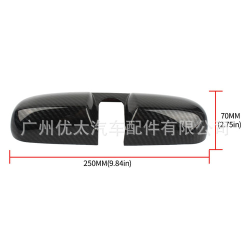 10th Gen Civic FC1FK7 Fit GK5 Modified with Infinite MUGEN Carbon Fiber-Patterned Interior Rearview Mirror Shell & Mirror Cover