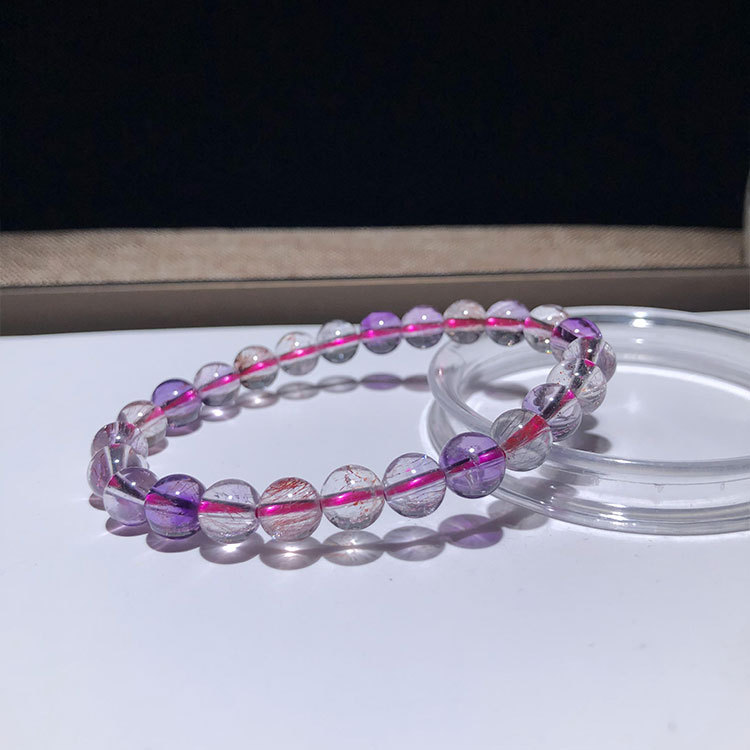 超七水晶手链超七手链晶体通透超七手链男女时尚超七手链厂家批发