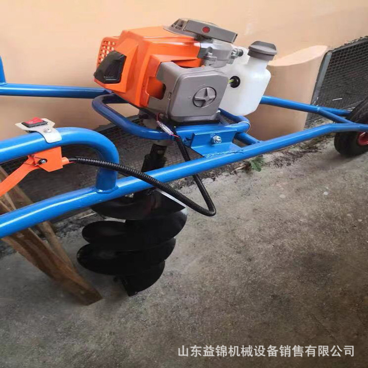 园林植树挖坑机 电线杆钻孔机 葡萄种植埋桩打洞机
