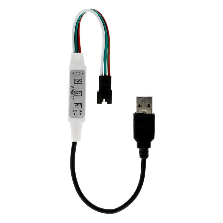 Лампа Xilai SP002E Mini Magic Light с пиксельной подсветкой полноцветный экран USB-контроллер 1903/2811/2812