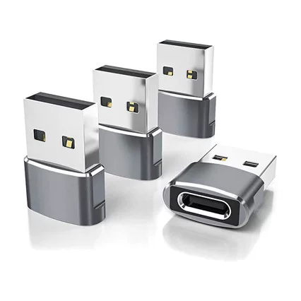 USB to Type-C Adapter Female Port Pd Fast Charging Data Cable Converter Power Bank Suitable for Huawei Apple 91