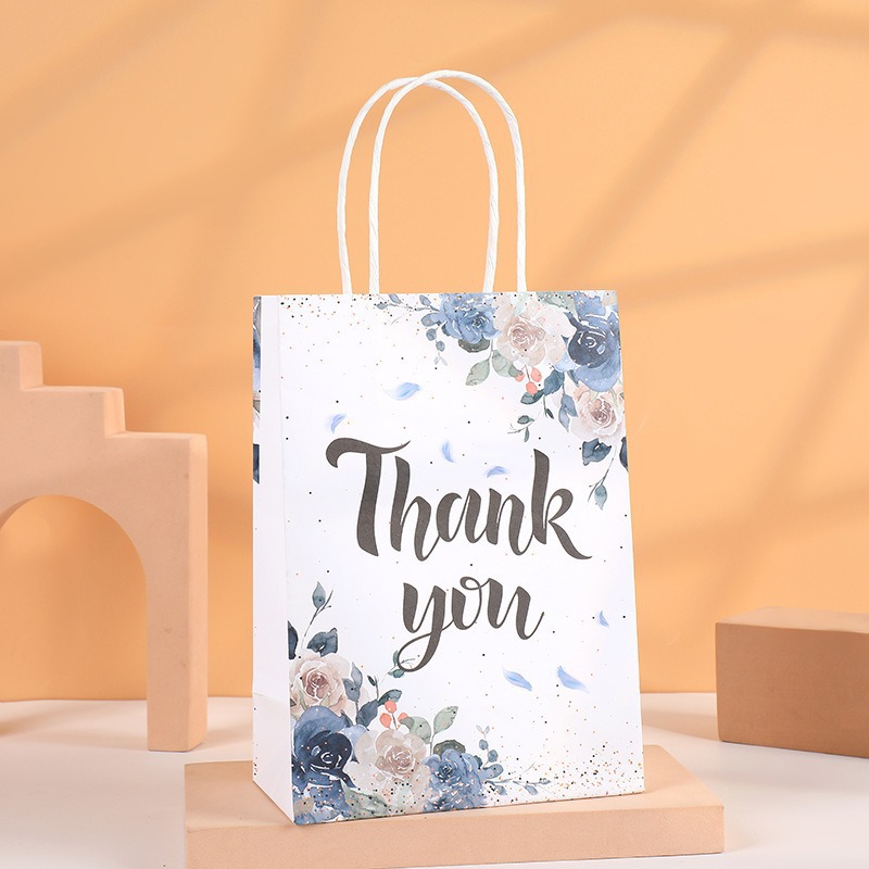 Bolsas de regalo de cumpleaños, bolsas de cartón cartón, bolsas de embalaje para llevar, bolsas de embalaje de regalo de fiesta para niños, bolsas de mano