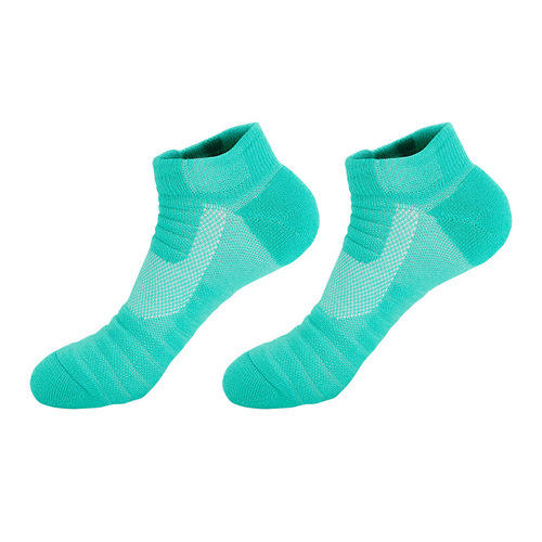 Men's low-cut basketball socks, men's towel-soled running sports socks, short-barrel mesh badminton socks, women's socks wholesale