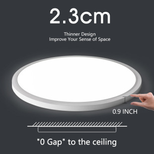 Amazon wide pressure ultra-thin LED ceiling lamp 14W24W34W44W with dial color study living room bedroom lamp