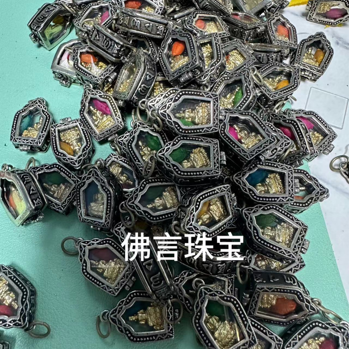 tibetan niche for a statue of the buddha shrine pendant .. crafts accessories. small niche for a statue of the buddha shrine pendant